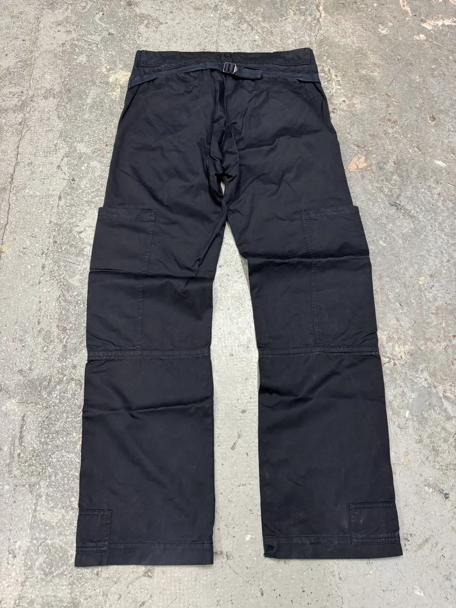 Emporio Armani Navy Cargo Tactical Utility Pants - Image 2