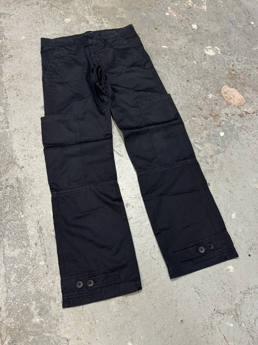Emporio Armani Navy Cargo Tactical Utility Pants - Image 3