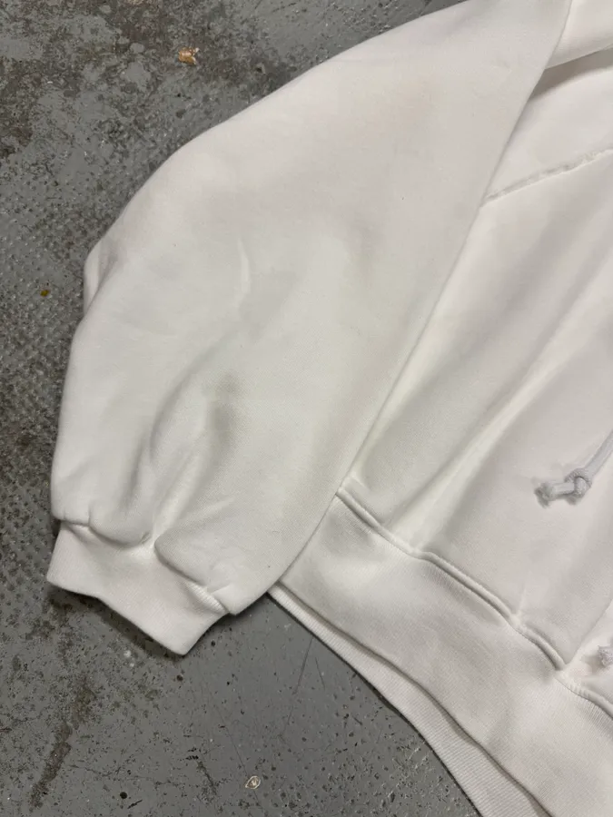 ERL Wave White Cozy Knit Hoodie - Image 5