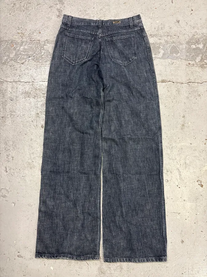Fendi Navy Denim Distressed Floral Jeans - Image 5
