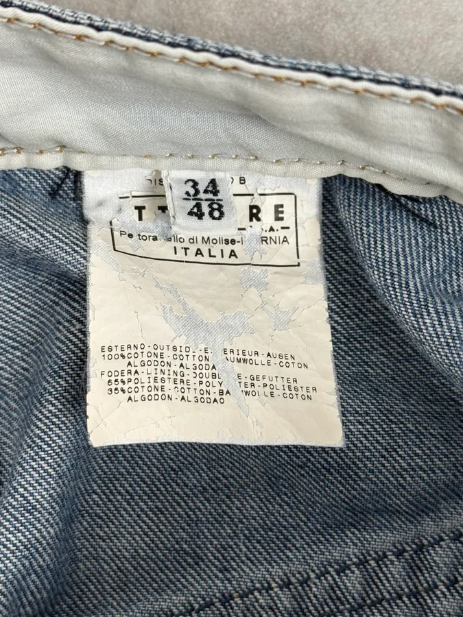 FW06 Dolce & Gabbana Blue Flat Pockets Jeans - Image 11