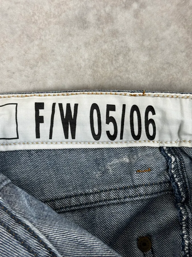 FW06 Dolce & Gabbana Blue Flat Pockets Jeans - Image 13