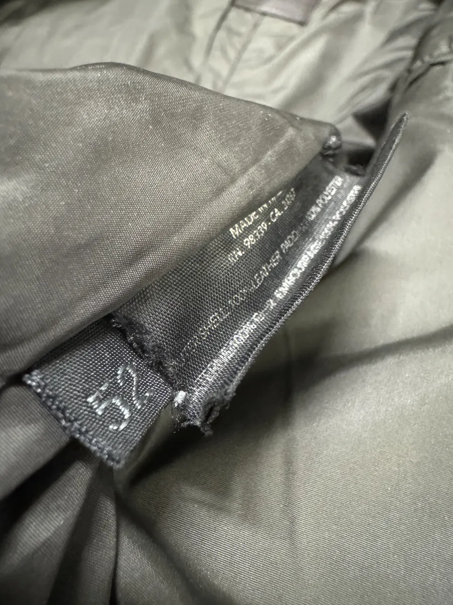 FW1996 Prada Long Black Eroded Leather Jacket - Image 8