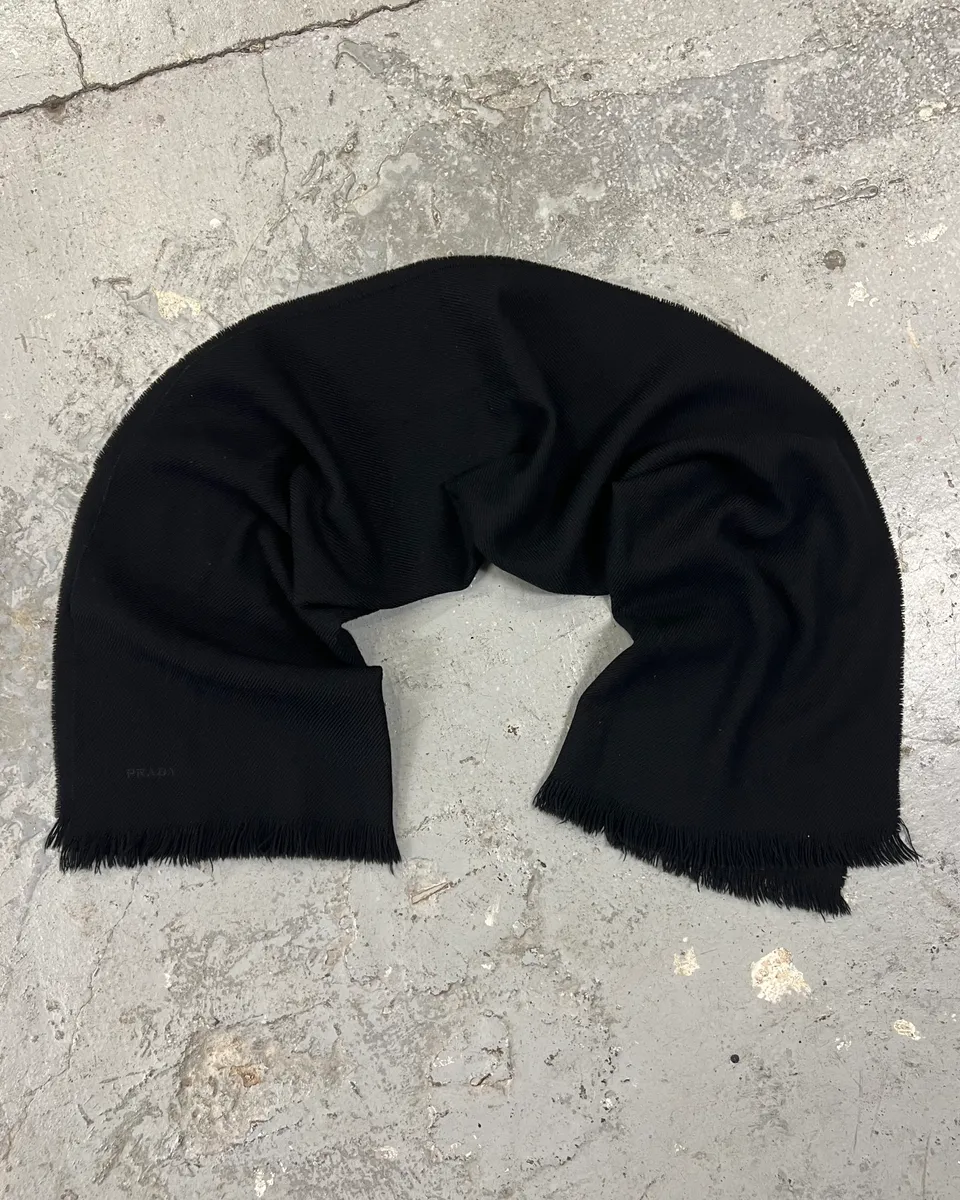 FW1998 Prada Black Scarf