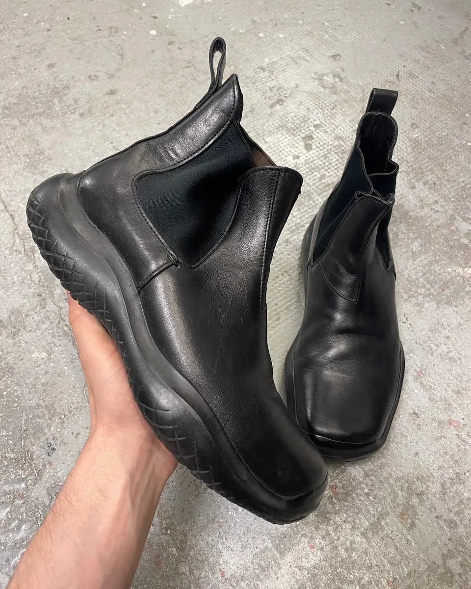 FW1999 Prada Black Leather Boots