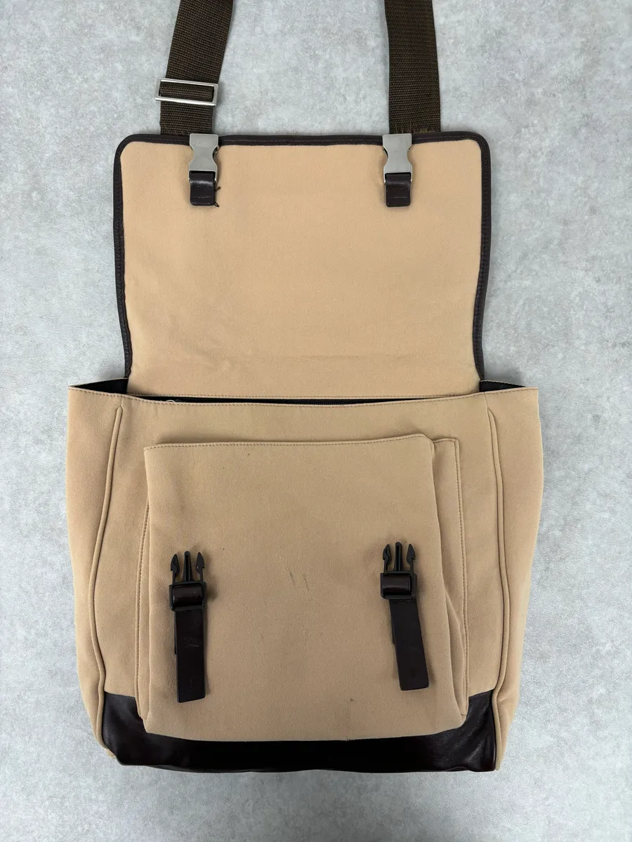 FW1999 Prada Fur Beige Shoulder Bag - Image 6