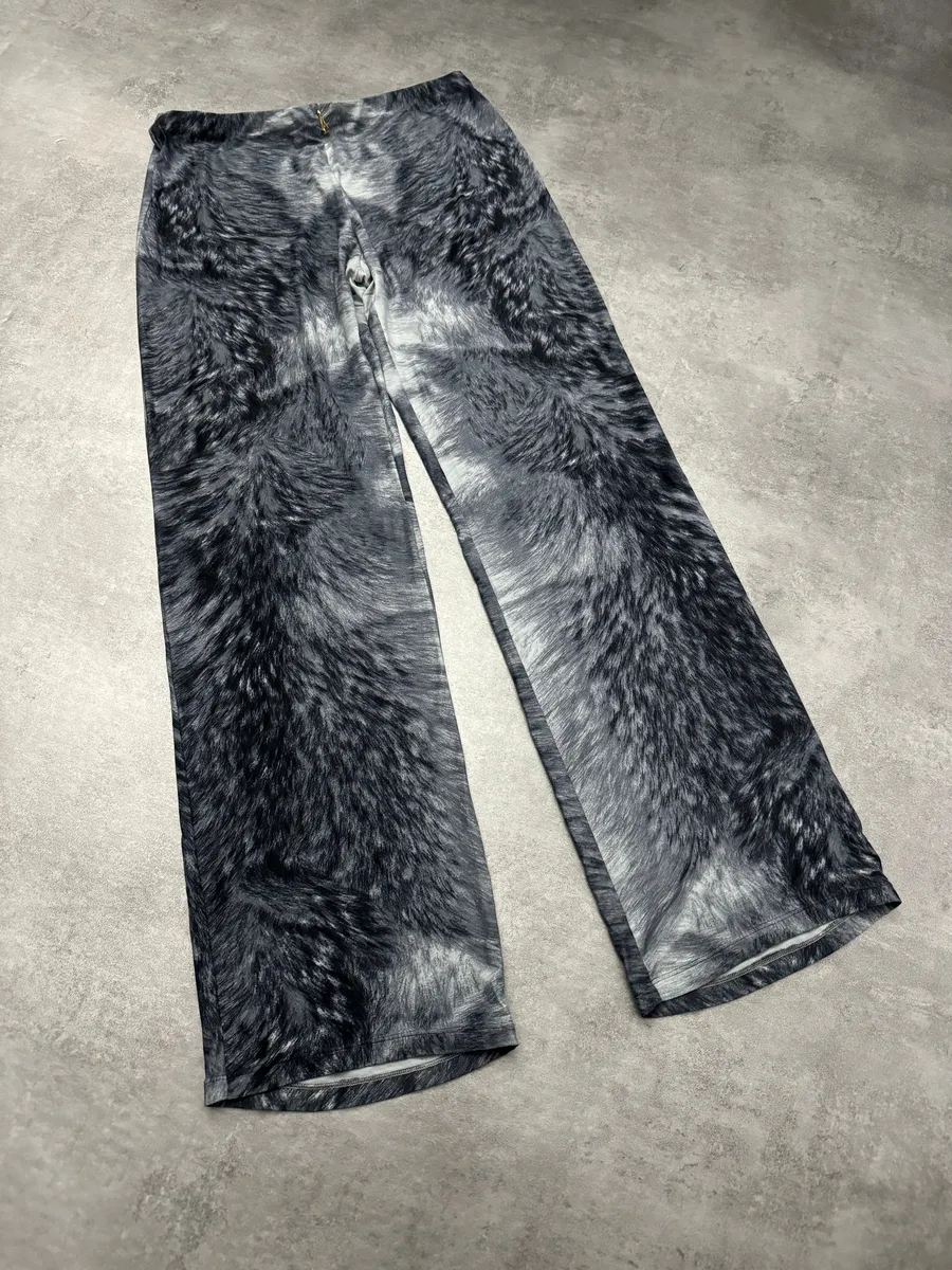 FW1999 Roberto Cavalli Cozy Thighs Fury Cloudy Pants - Image 11