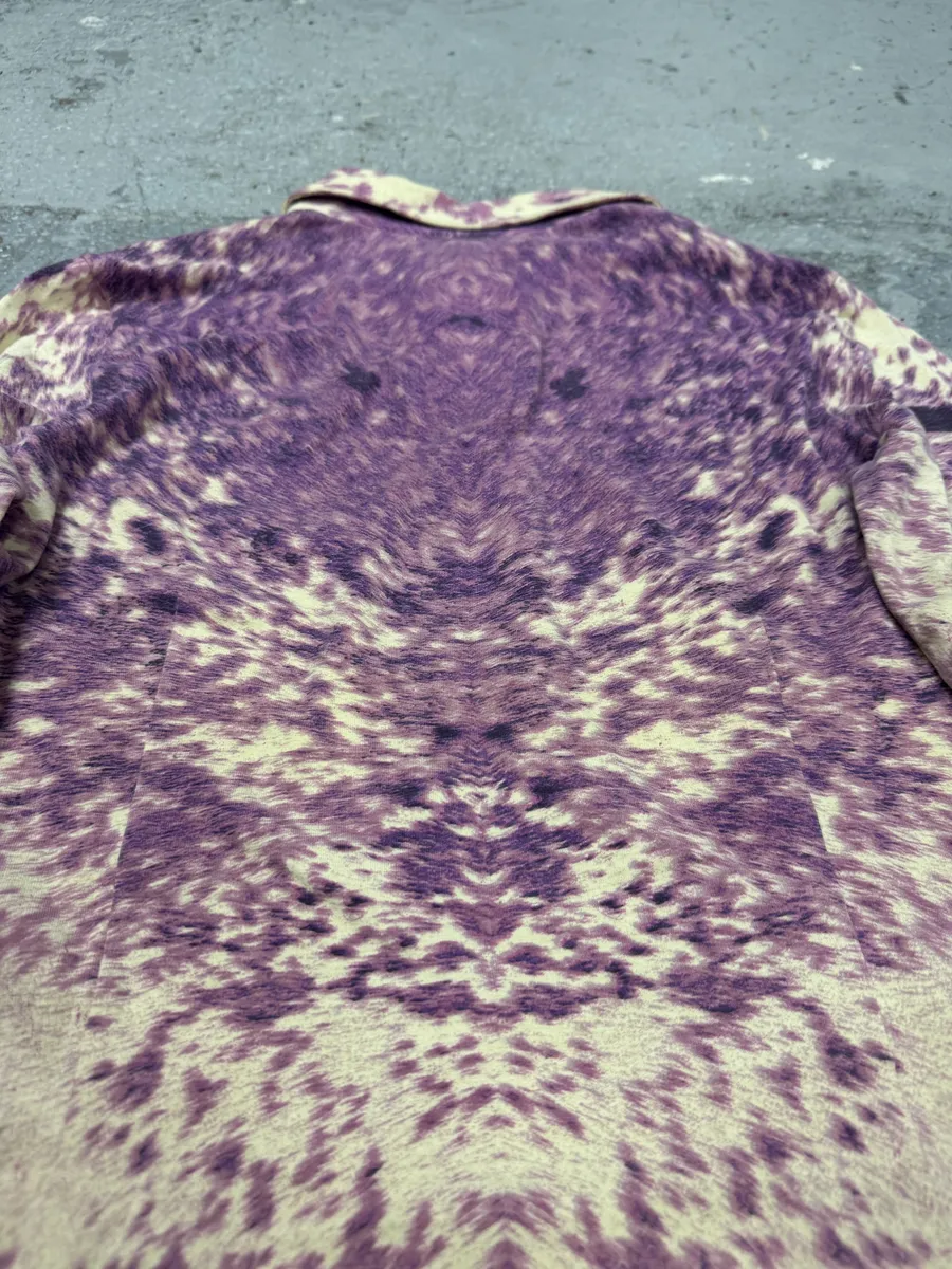 FW1999 Roberto Cavalli Fury Purple Movement Shirt - Image 11