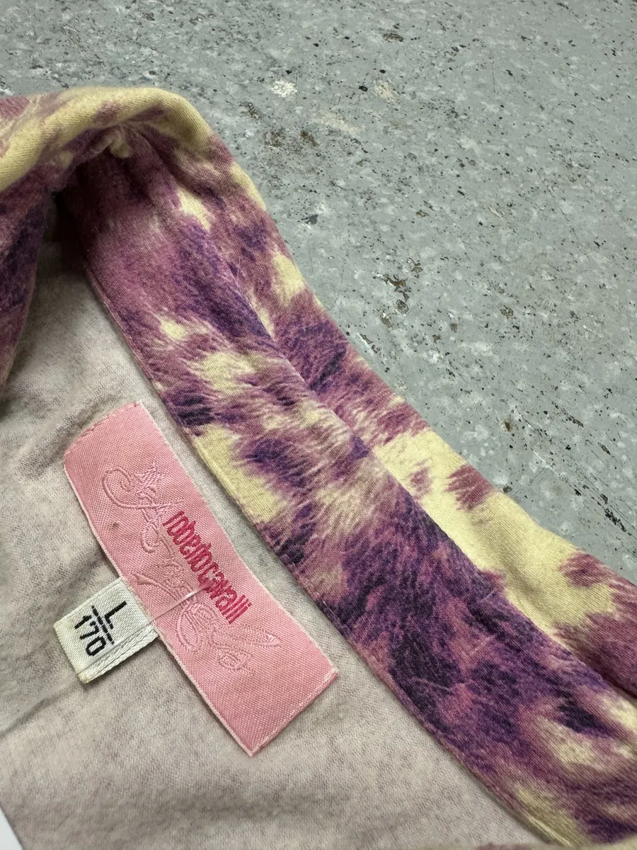 FW1999 Roberto Cavalli Fury Purple Movement Shirt - Image 12