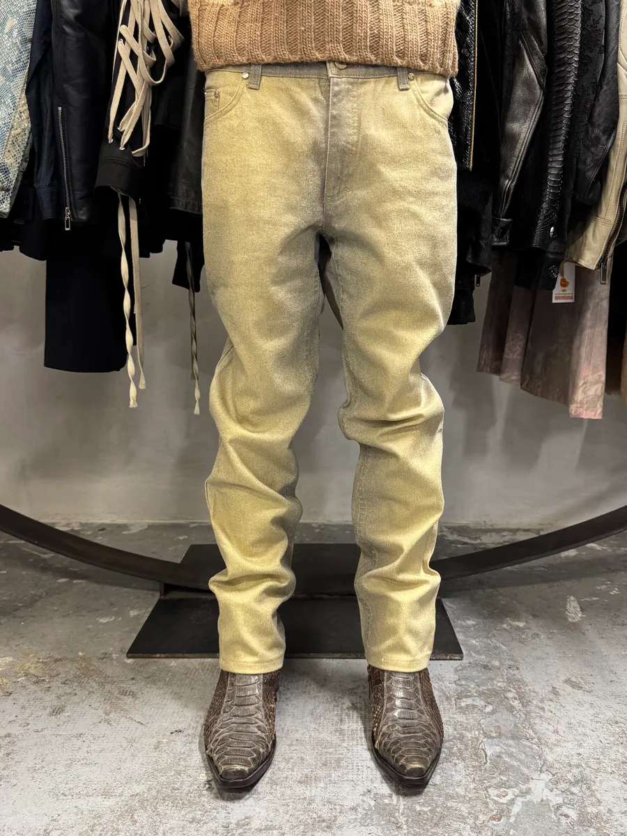 FW1999 Roberto Cavalli Gold Glamour Gradient Pants - Image 2