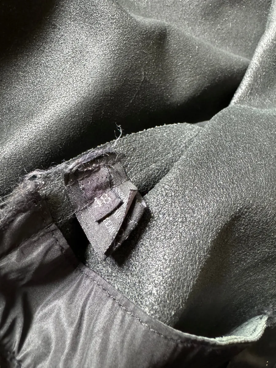 FW2000 Prada Black Pure Trench Leather Jacket - Image 7