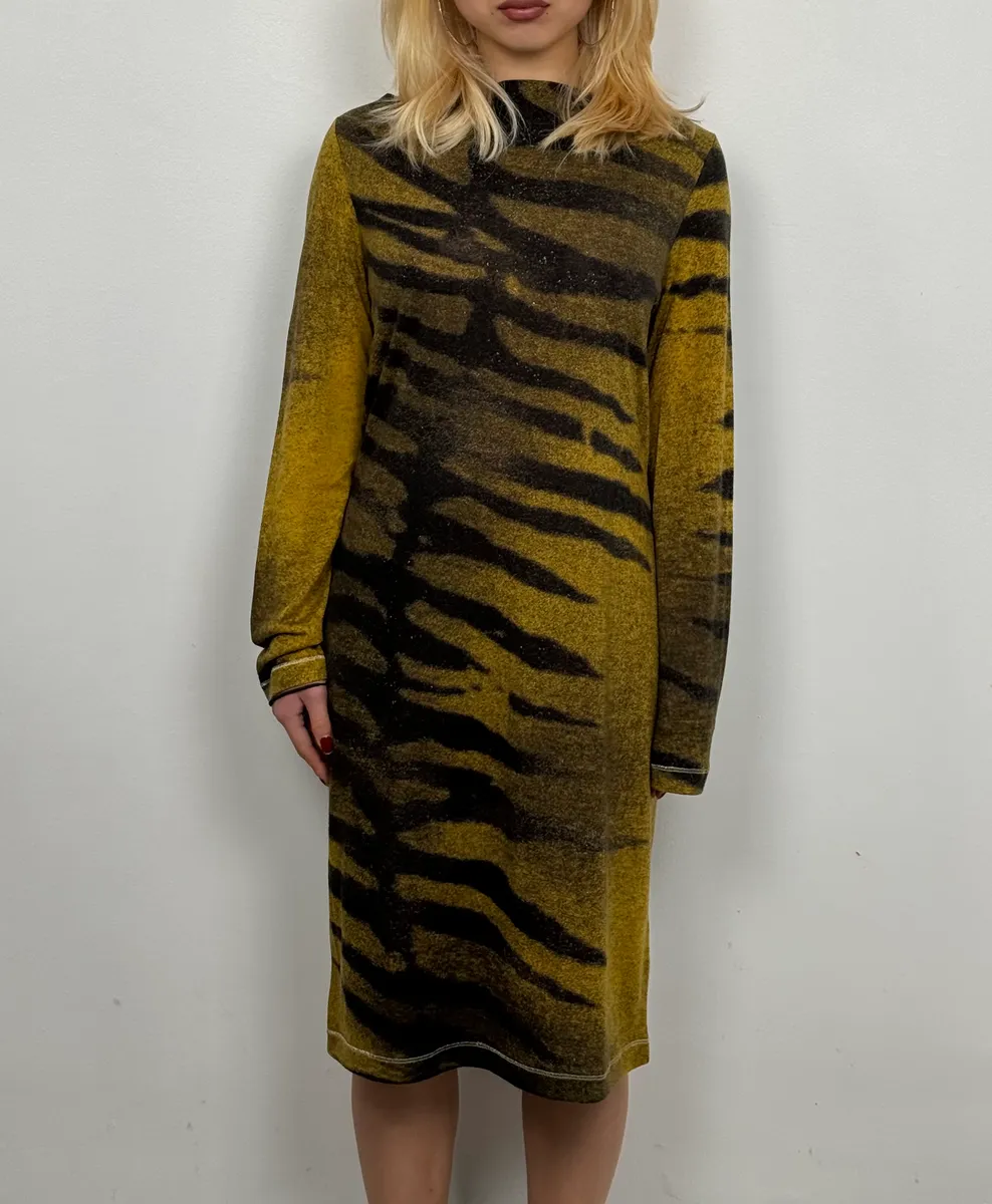 FW2000 Roberto Cavalli Savage Tiger Dress