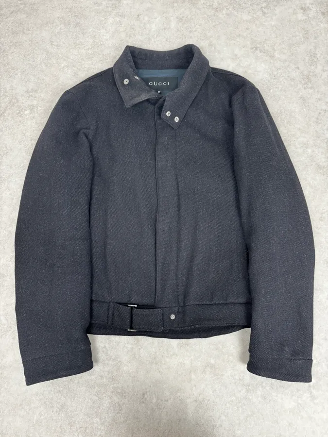 FW2002 Gucci Grey Wool Jacket by Tom Ford