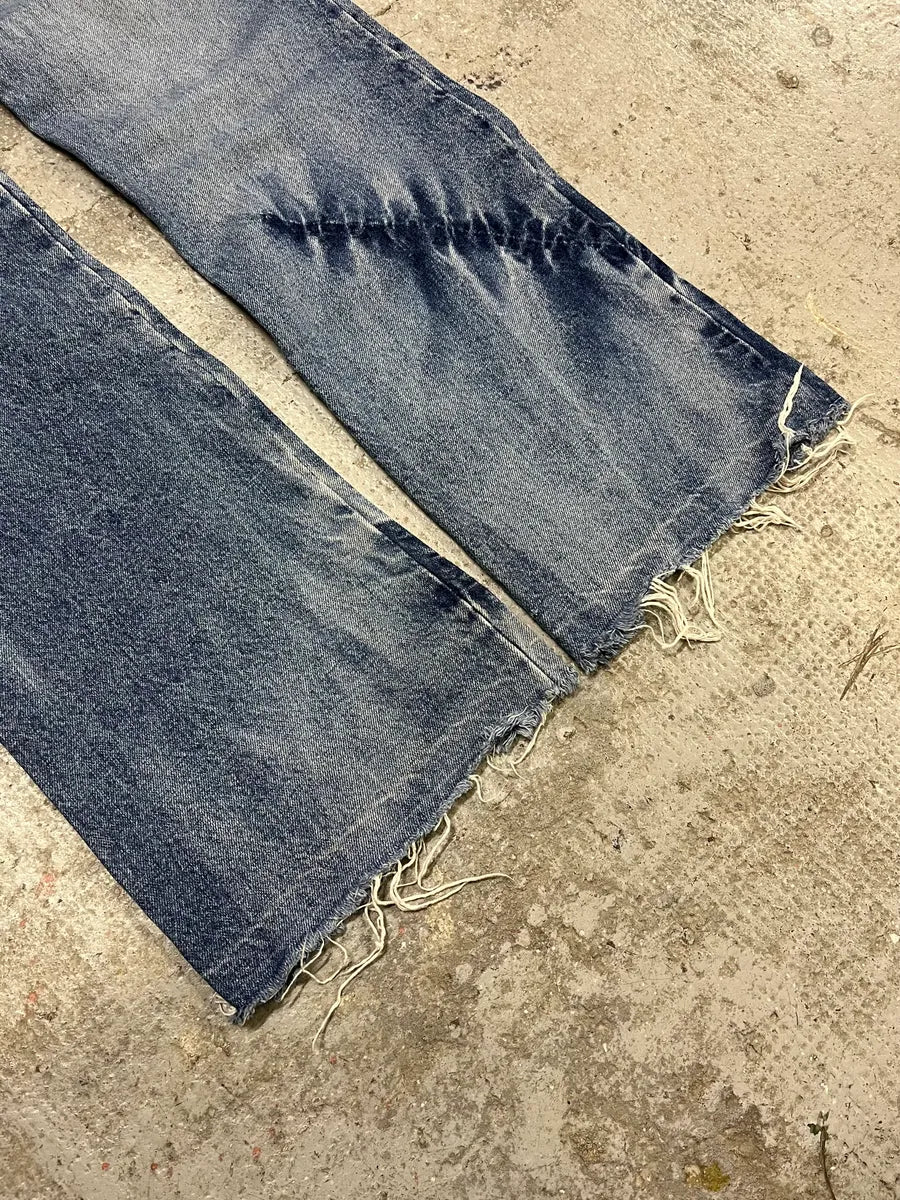 FW2002 Roberto Cavalli Blue Signature Scares Denim Jeans - Image 10