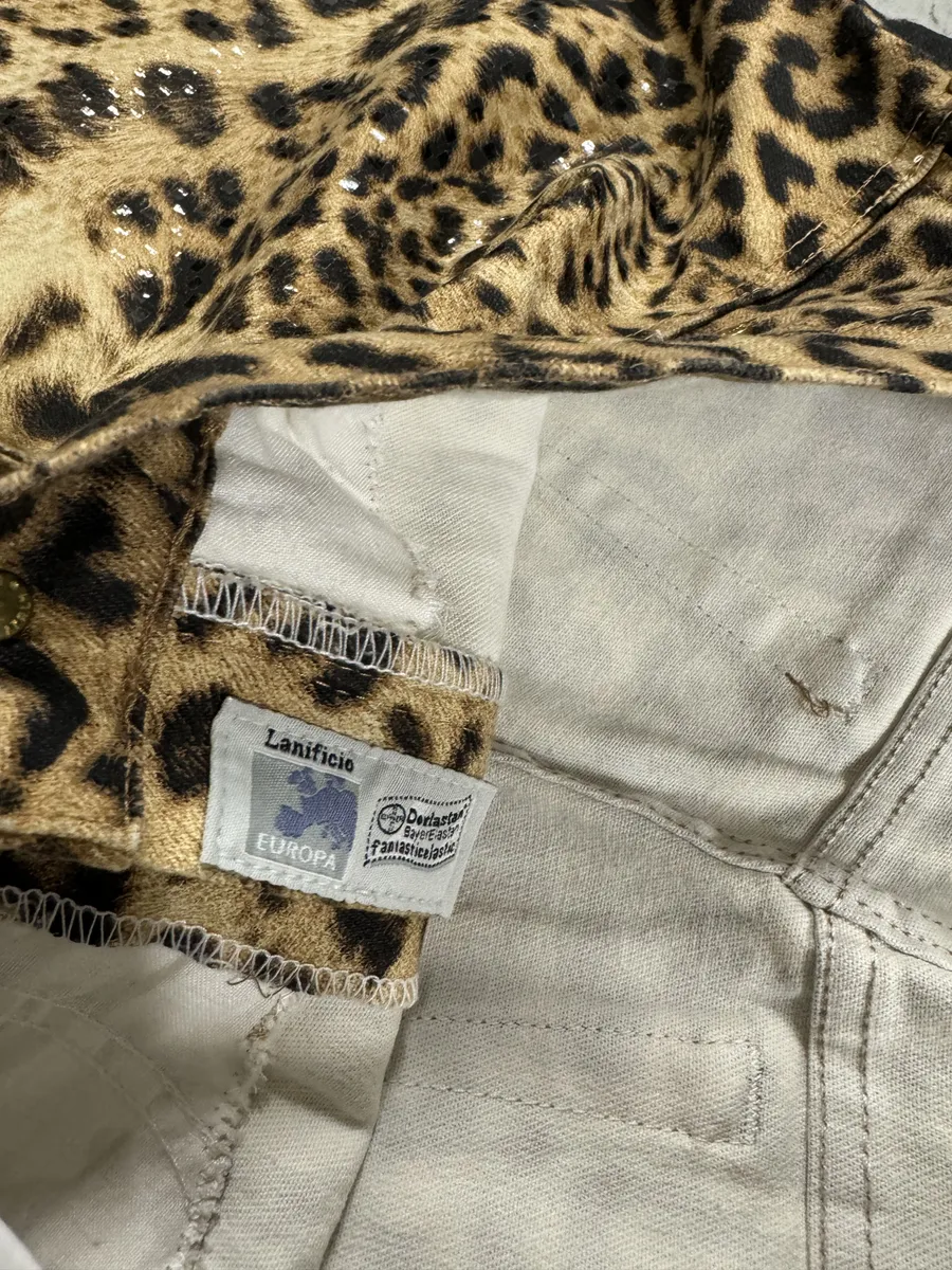 FW2002 Roberto Cavalli Leopard Print Savage Pants - Image 12