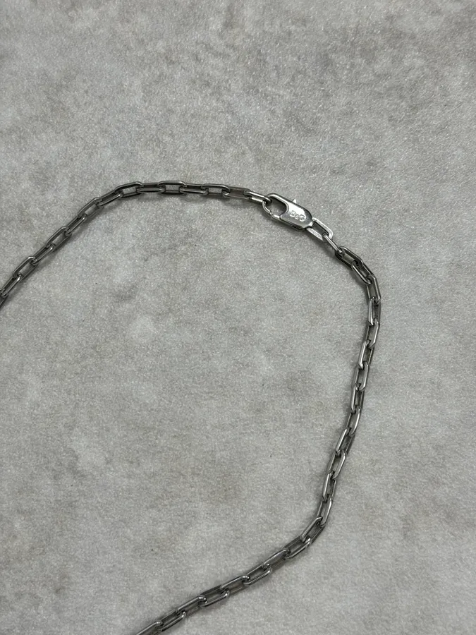 FW2005 Dolce & Gabbana Grey Strass Toith Necklace - Image 4