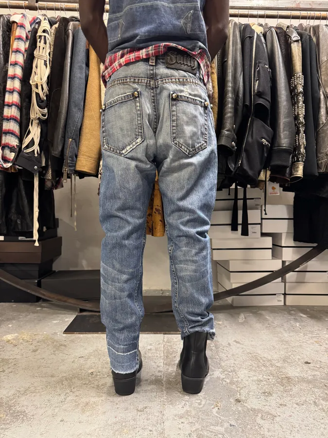 FW2005 Dsquared2 Faith Blue Denim Jeans - Image 4