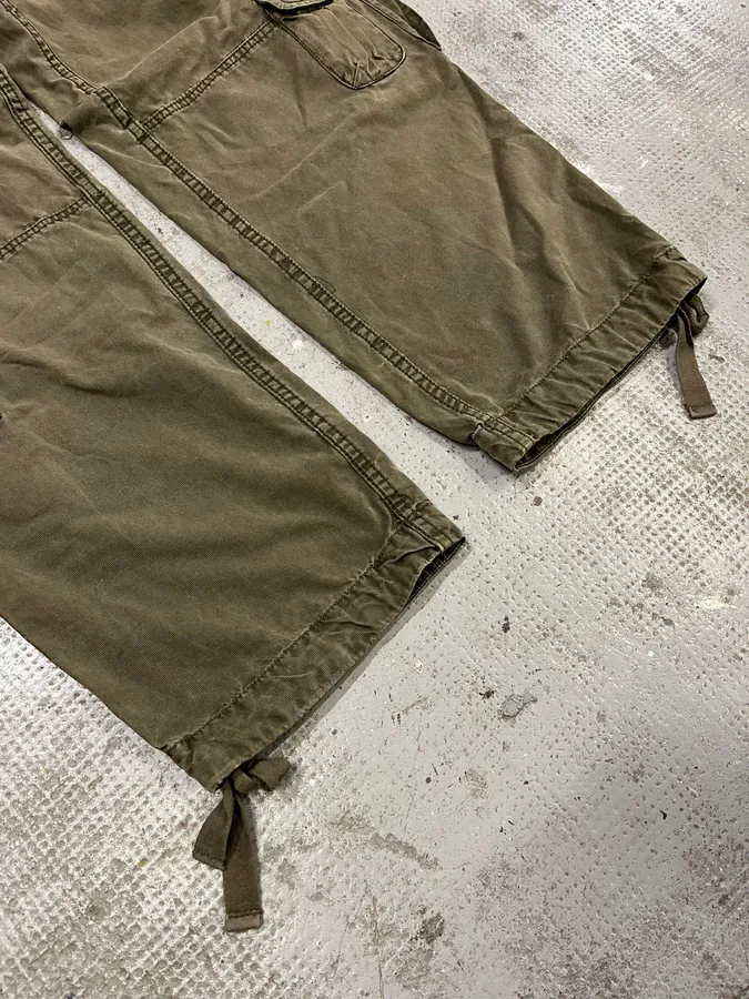 FW2006 Dolce & Gabbana Olive Multi Pockets Cargo Pants - Image 8