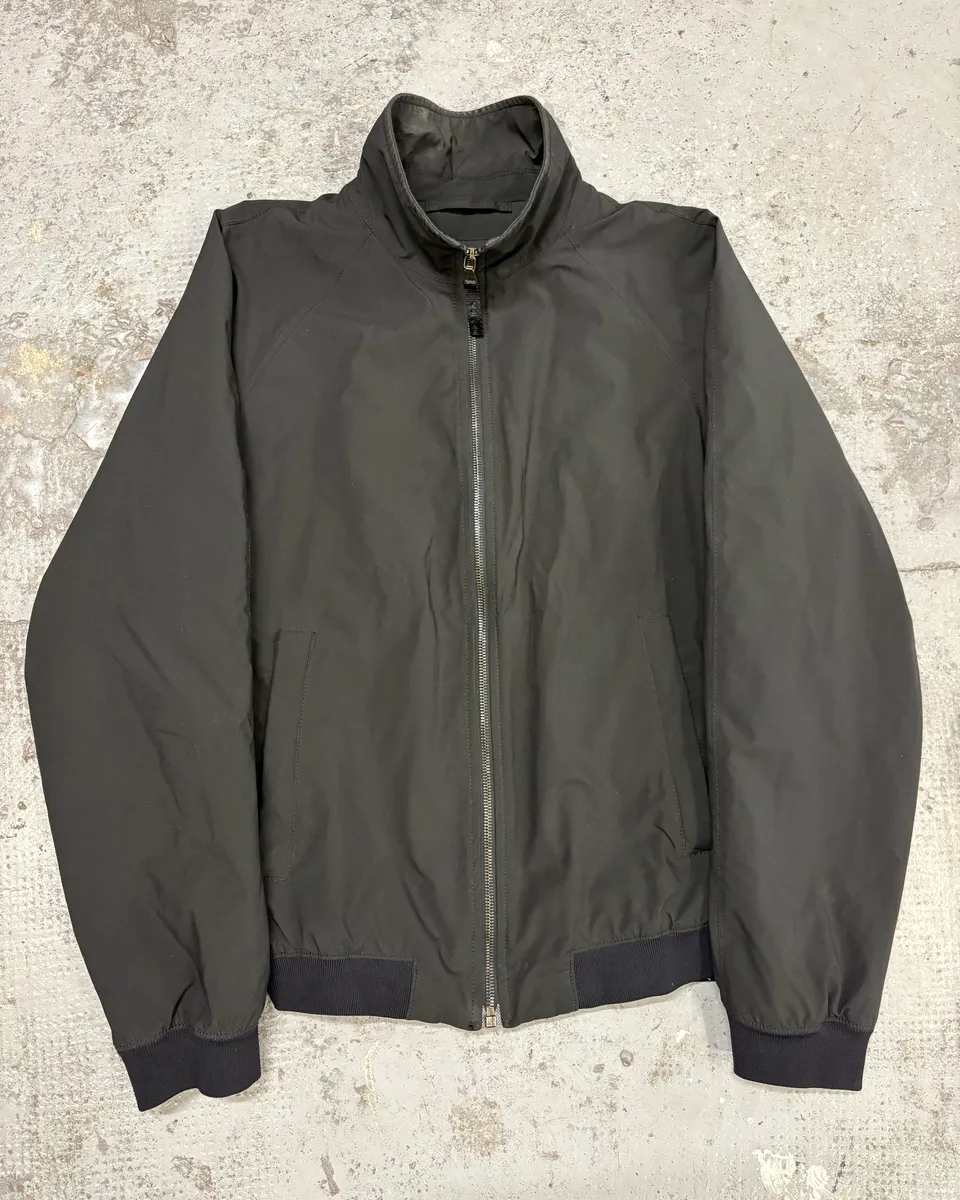 FW2006 Prada Linea Rossa Black Nylon Bomber Jacket