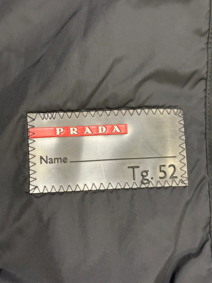 FW2006 Prada Linea Rossa Black Nylon Bomber Jacket - Image 9