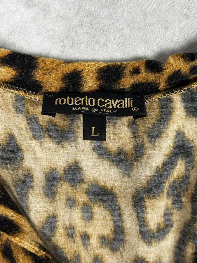FW2006 Roberto Cavalli Leopard & Chain Top - Image 11