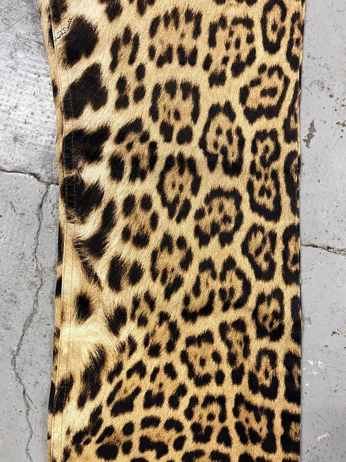 FW2006 Roberto Cavalli Savage Premium Leopard Print Pants - Image 9