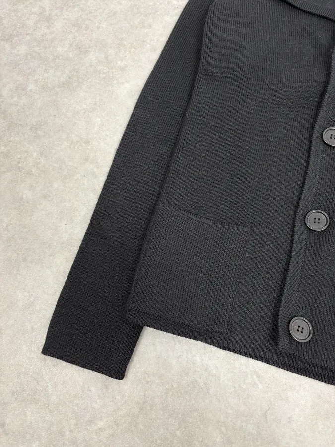 FW2007 Dior Black Wool Double-Breasted Caban by Hedi Slimane - Image 8