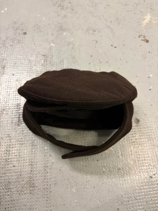 FW2007 Maison Margiela Brown Wool Cap Hat - Image 4