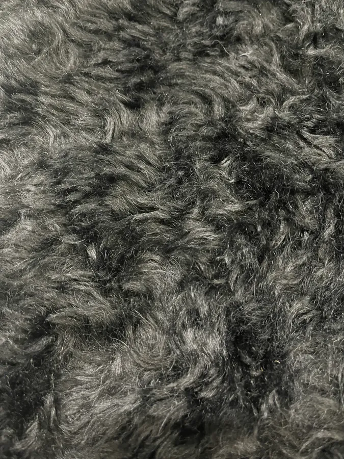 FW2007 Prada Fur Plushed Grey & Dark Cardigan - Image 10