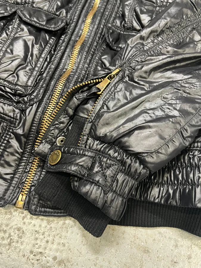 FW2008 Dolce & Gabbana Utility Puffer Black Jacket - Image 7