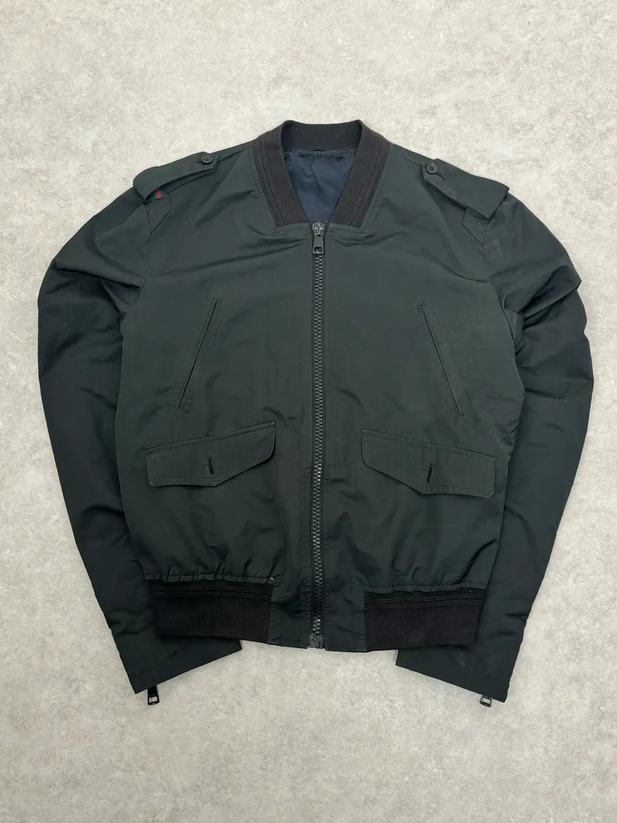 FW2008 Gucci Black Nylon Jacket