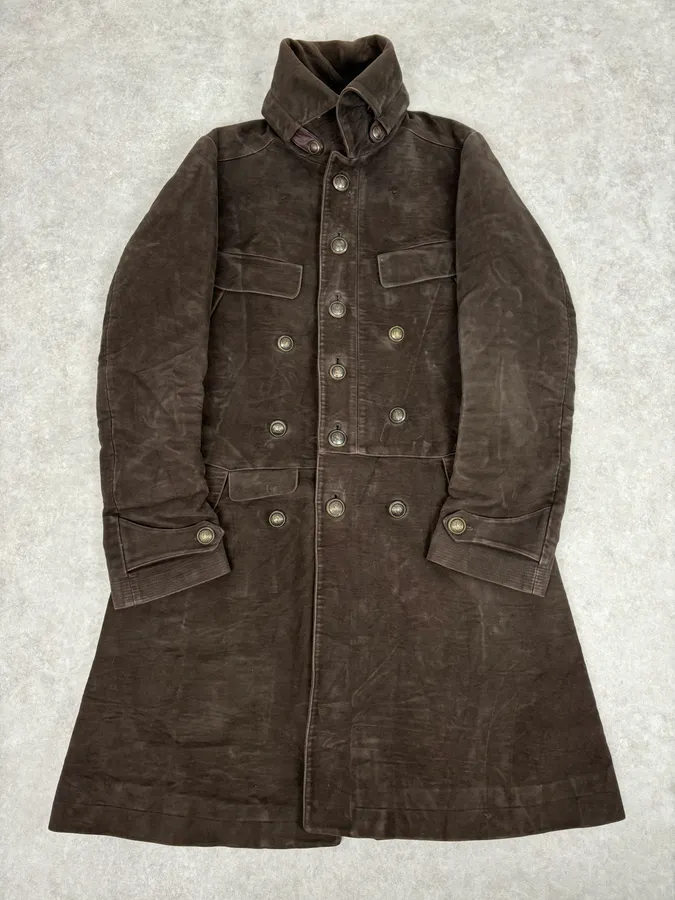 FW2008 Gucci Brown Wool Double-Breasted Coat by Frida Giannini