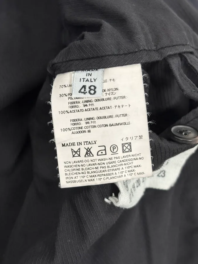 FW2008 Maison Margiela Navy Zip Bomber Jacket - Image 11