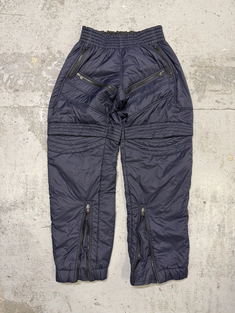 FW2010 Dolce & Gabbana Navy Ski Astro Nylon Pants - Image 4