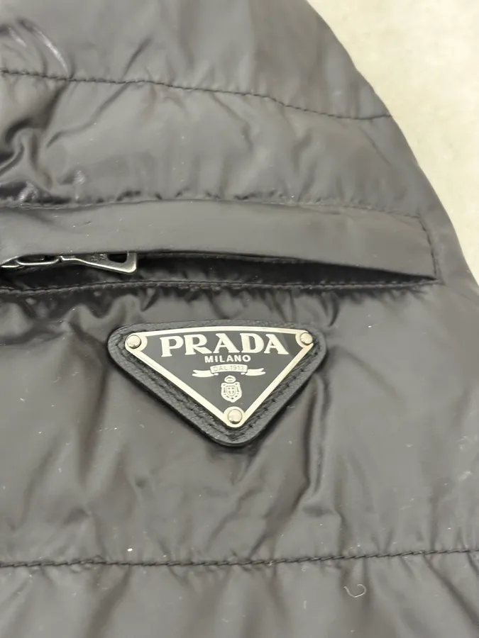 FW2010 Prada Black Nylon Quilted Puffer Jacket - Image 12
