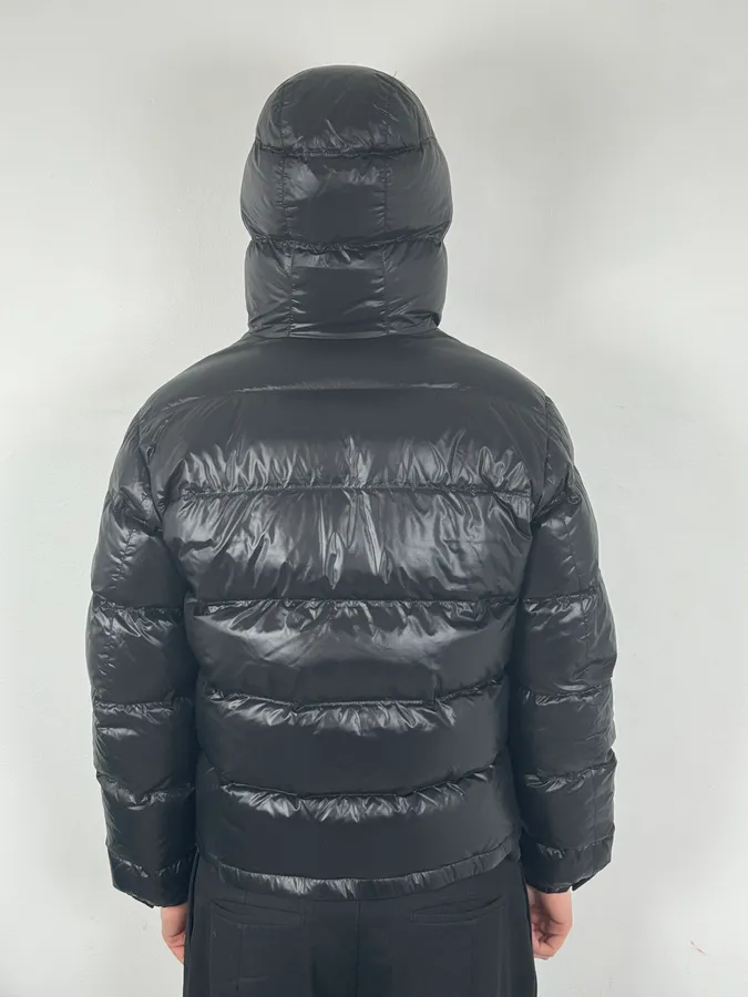 FW2010 Prada Black Nylon Quilted Puffer Jacket - Image 4
