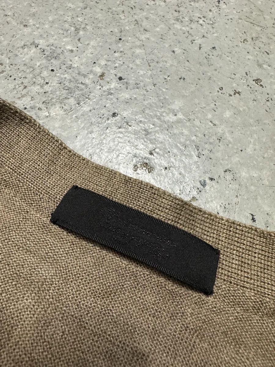 FW2010 Undercover Camel Wool Jacquard Cardigan - Image 12