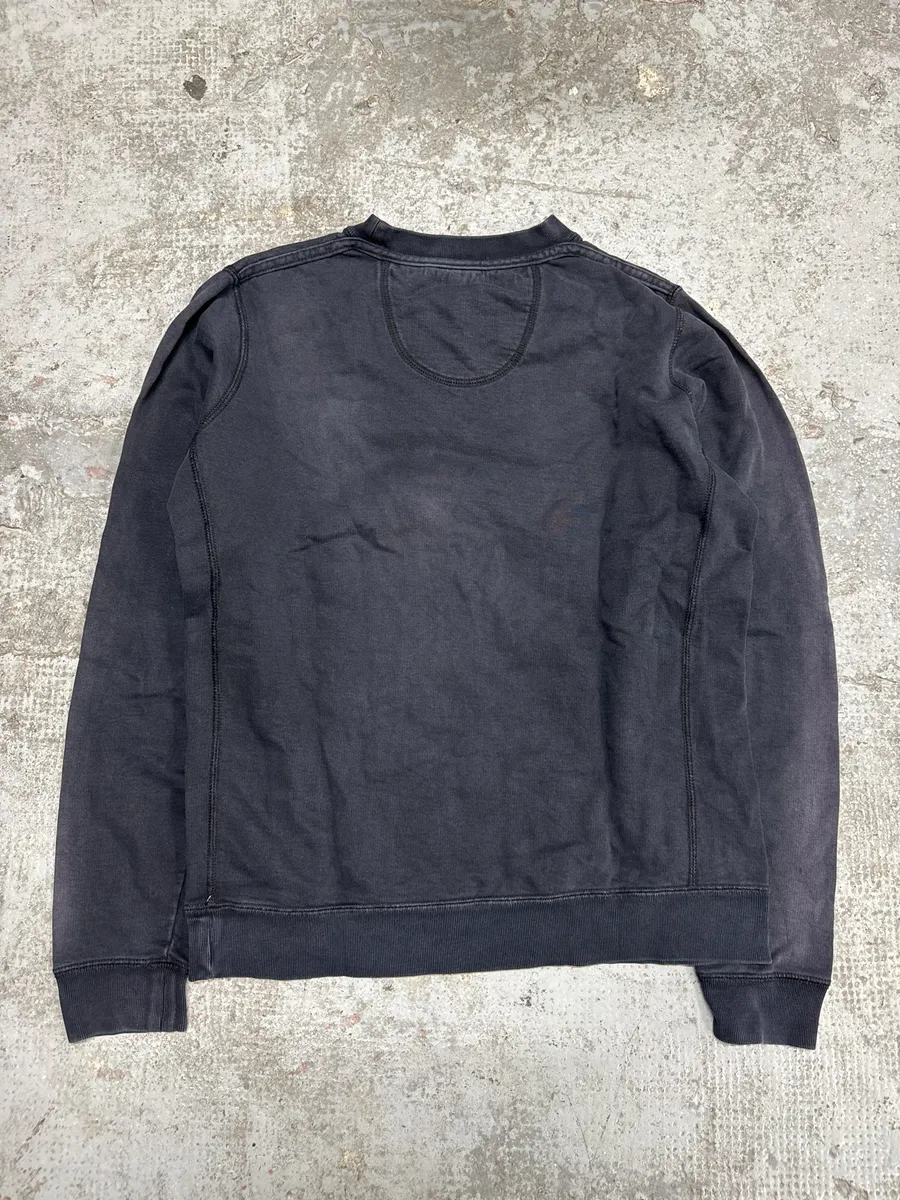 FW2011 Balenciaga Black Graphic Aged Crewneck Sweater - Image 2