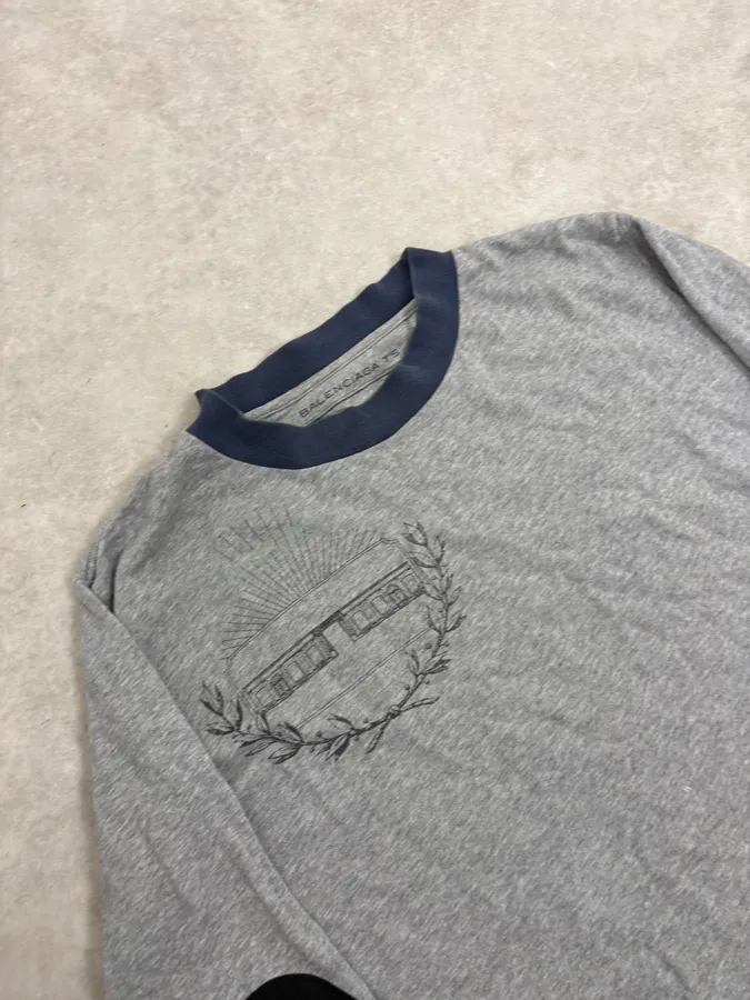 FW2011 Balenciaga Grey Crewneck Sweater - Image 5
