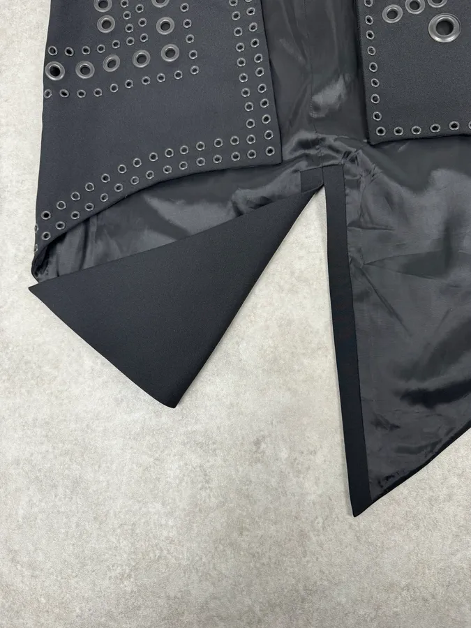 FW2011 Givenchy Black Eyeled Tailcoat Vest by Riccardo Tisci - Image 9