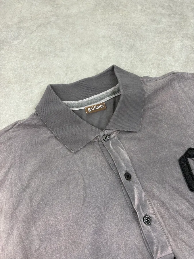 FW2011 John Galliano Faded Grey Pimp Polo - Image 5