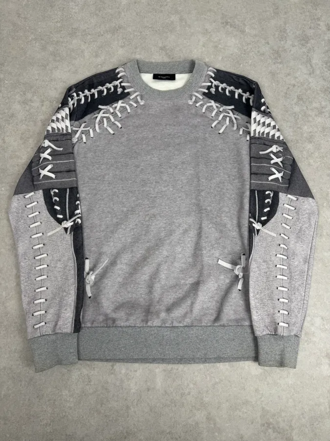 FW2013 Givenchy Basball Trompe L’Oeil Sweater
