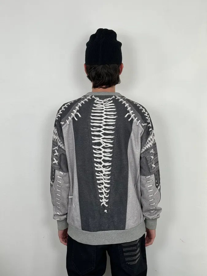 FW2013 Givenchy Basball Trompe L’Oeil Sweater - Image 2