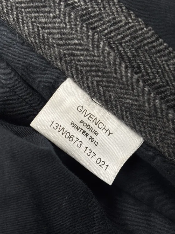 FW2013 Givenchy Grey Wool Multi Zip Jacket by Riccardo Tisci - Image 12