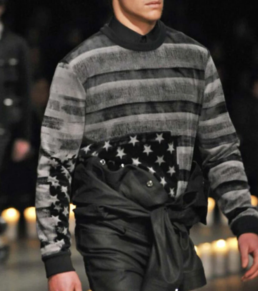 FW2013 Givenchy Shadow Flag Sweater (L) - Image 2