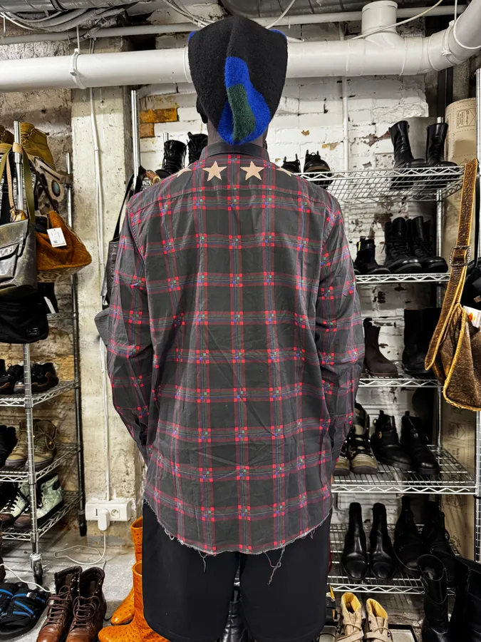 FW2015 Givenchy Tartan Stars Shirt by Riccardo Tisci - Image 5