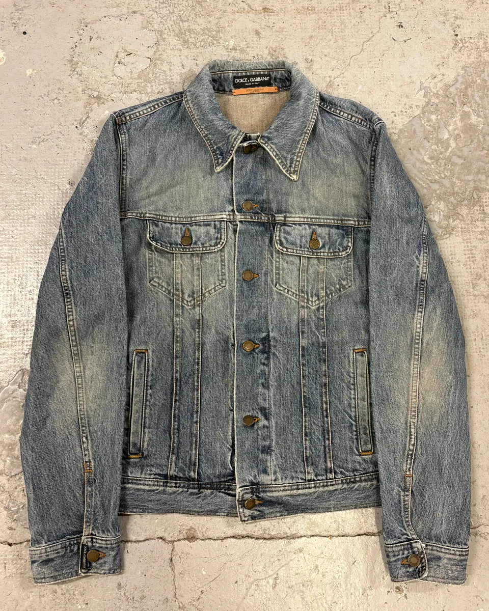 FW2017 Dolce & Gabbana Blue Denim Jacket
