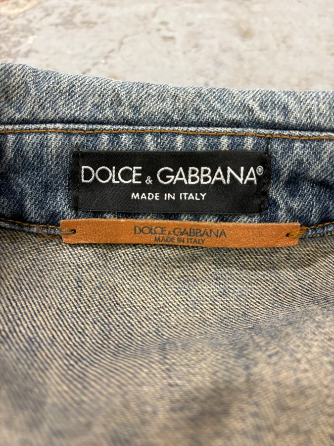 FW2017 Dolce & Gabbana Blue Denim Jacket - Image 11
