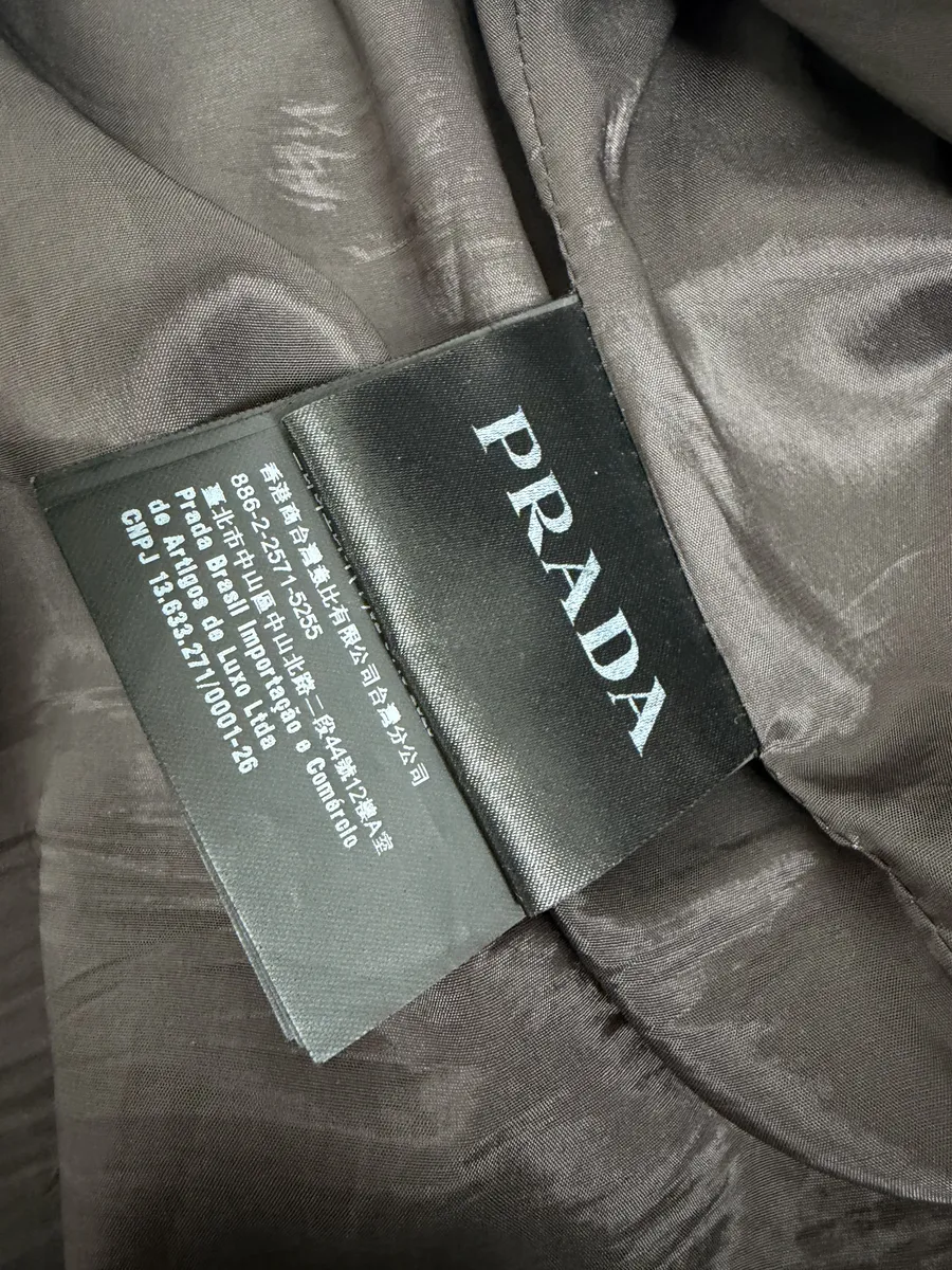 FW2017 Prada Brown Pure Minimalist Suede Biker Leather Jacket - Image 11