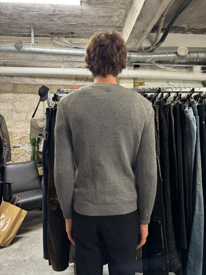 FW2017 Versace Grey Wool Premium Sweater - Image 10